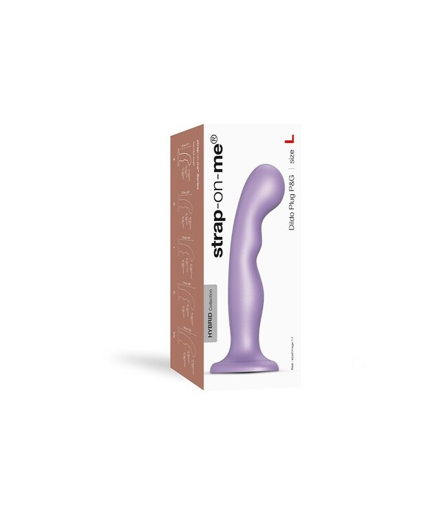 Strap-On-Me - Dildo Plug P&G Maat L - Metallic Lila