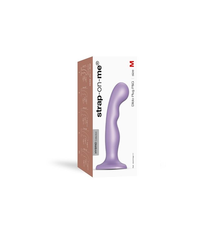 Strap-On-Me - Dildo Plug P&G Maat M - Metallic Lila