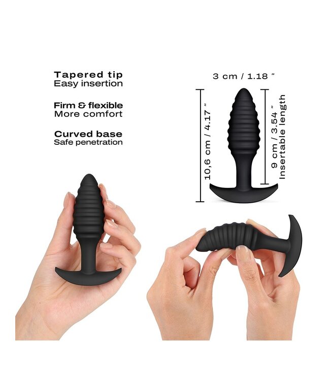 Dorcel - Spiral Plug - Butt Plug - Zwart