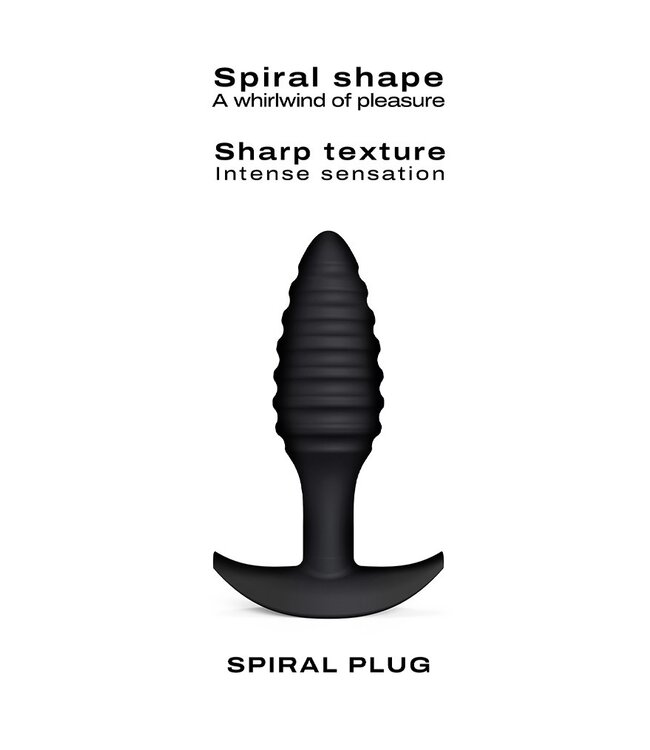 Dorcel - Spiral Plug - Butt Plug - Zwart
