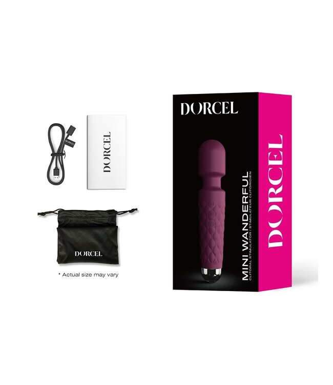 Dorcel - Mini Wanderful - Mini Wand Vibrator - Plum