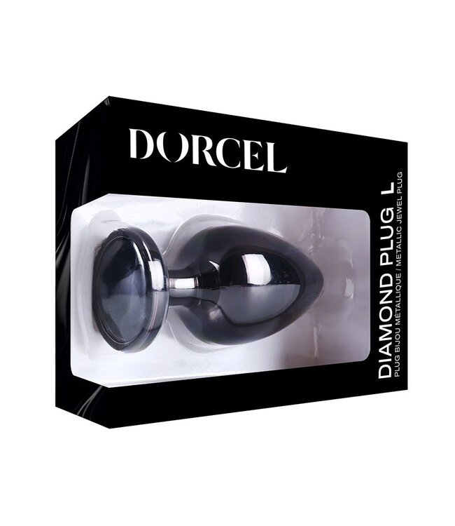 Dorcel - Diamond Plug Maat L - Butt Plug - Zwart