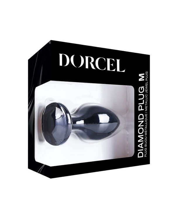 Dorcel - Diamond Plug Maat M - Butt Plug - Zwart