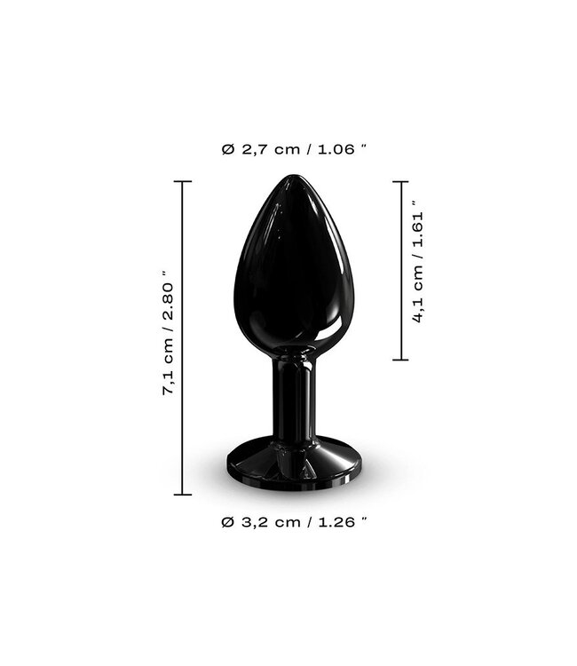 Dorcel - Diamond Plug Maat S - Butt Plug - Zwart