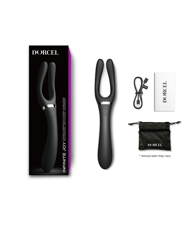 Dorcel - Infinite Joy - Multi Vibrator - Zwart