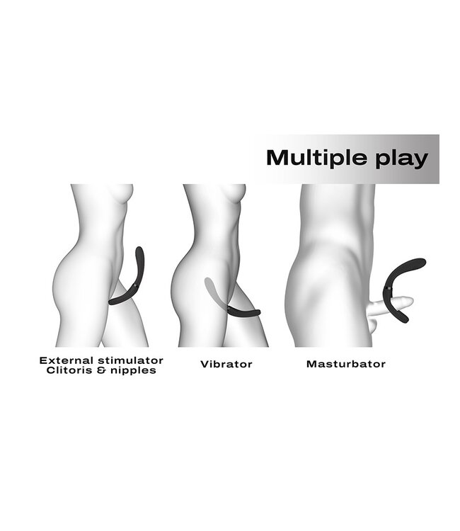 Dorcel - Infinite Joy - Multi Vibrator - Zwart