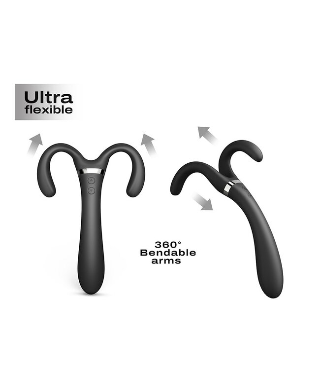 Dorcel - Infinite Joy - Multi Vibrator - Zwart