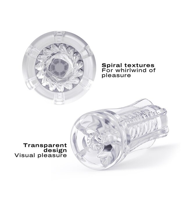 Dorcel - Deep Blow Tornado - Sleeve voor Masturbator - Transparant