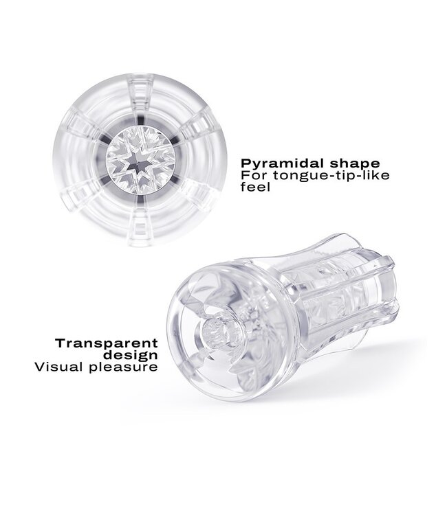 Dorcel - Deep Blow Extrem - Sleeve voor Masturbator - Transparant