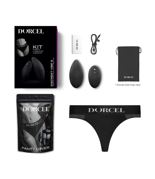 Dorcel - Discreet Vibe - Panty Vibrator met string - Zwart