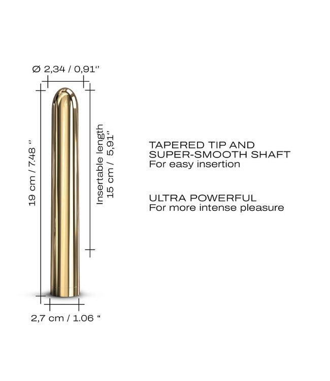Dorcel - Golden Boy 2.0 - Bullet Vibrator - Goud