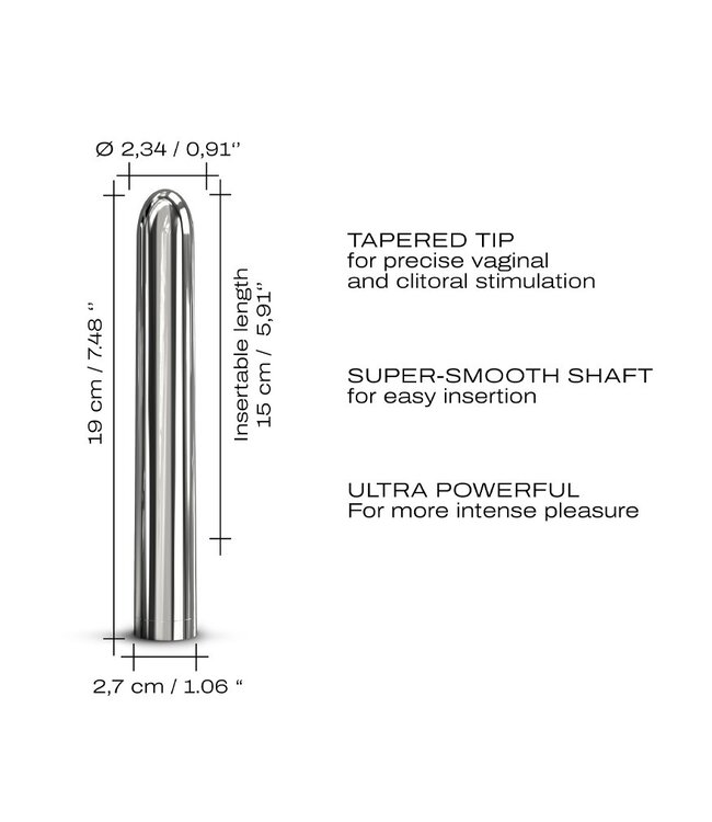 Dorcel - Silver Star 2.0 - Bullet Vibrator - Zilver