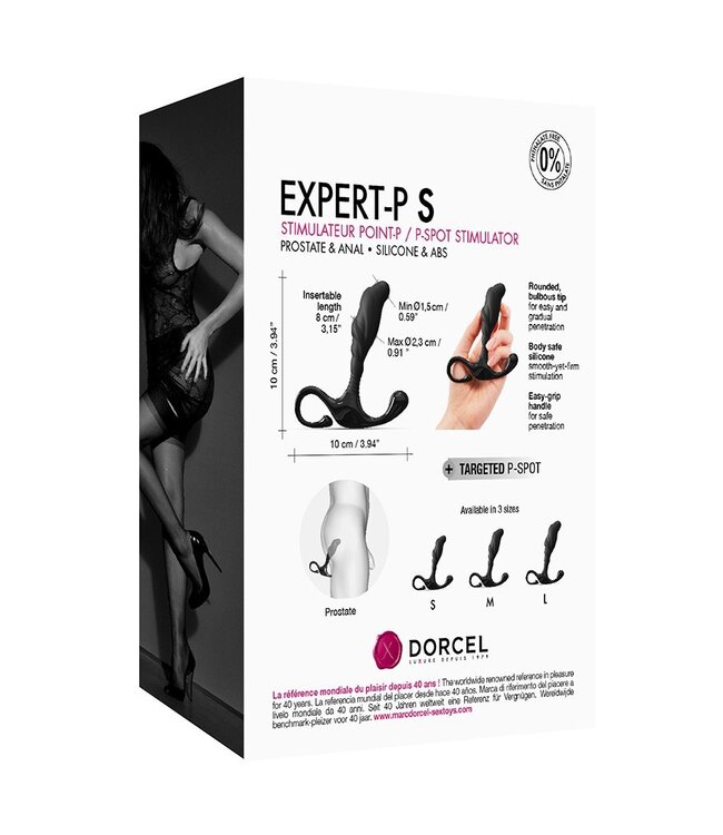 Dorcel - Expert-P Maat S - Prostaatplug - Zwart