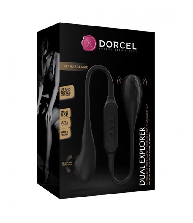 Dorcel - Dual Explorer - Dual Stimulator - Zwart - 6072493