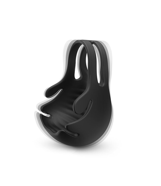 Dorcel - Fun Bag - Vibrerende Cockring en Testikel Stimulator - Zwart - 6072479