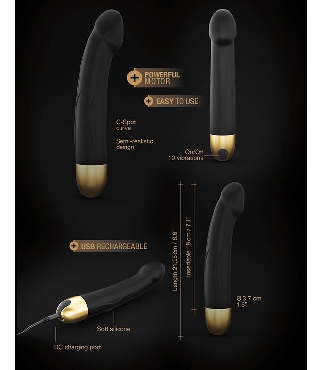 Dorcel - Real Vibration M 2.0  Black-Gold 6072233