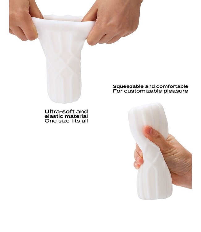 Dorcel - Masturbatorcup met Structuur - Regular - Wit