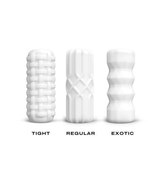 Dorcel - Masturbatorcup met Structuur - Regular - Wit