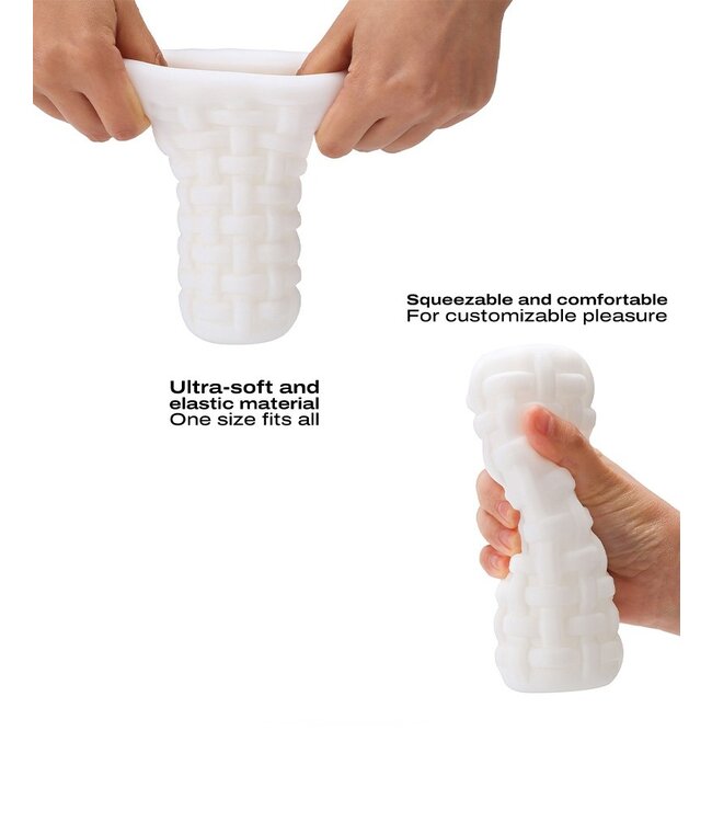 Dorcel - Masturbatorcup met Structuur - Tight - Wit