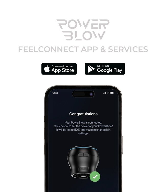 Kiiroo - Combo Set van Interactieve Zuig Masturbator PowerBlow en FeelStar Victoria June Mond Stroker - Zwart