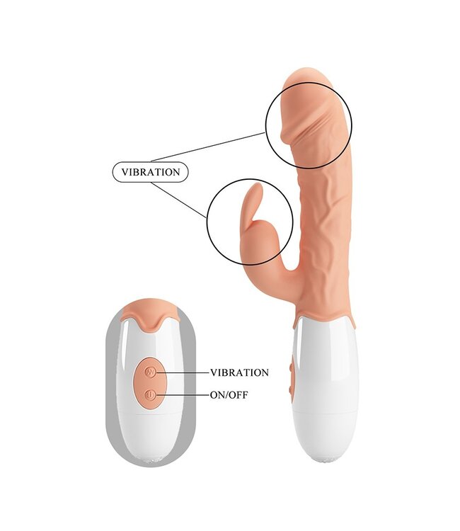 Pretty Love - Easter Bunny - Realistische Rabbit Vibrator - Nude