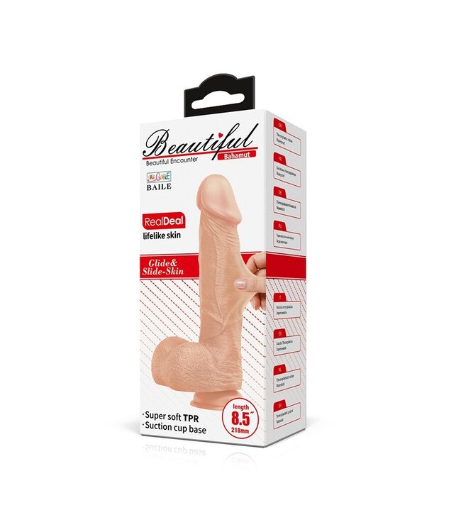 Pretty Love - Bahamut - Realistische Dildo 21.8 cm - Nude