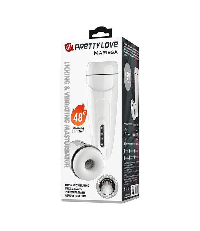 Pretty Love - Marissa - Automatisch Vibrerende Masturbator met Verwarmings-, Lik- en Kreunfunctie