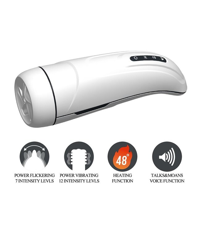 Pretty Love - Marissa - Automatisch Vibrerende Masturbator met Verwarmings-, Lik- en Kreunfunctie