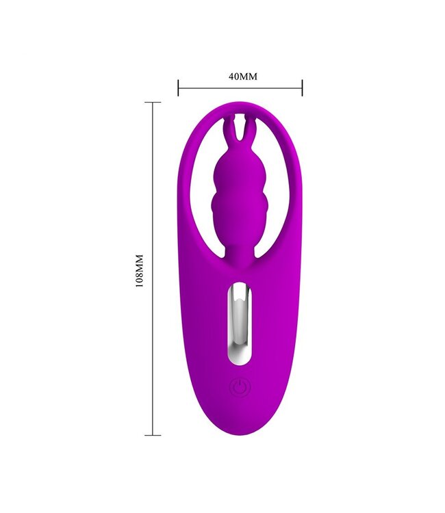 Pretty Love - Wild Rabbit - Clitoris Stimulator met Afstandsbediening - Roze