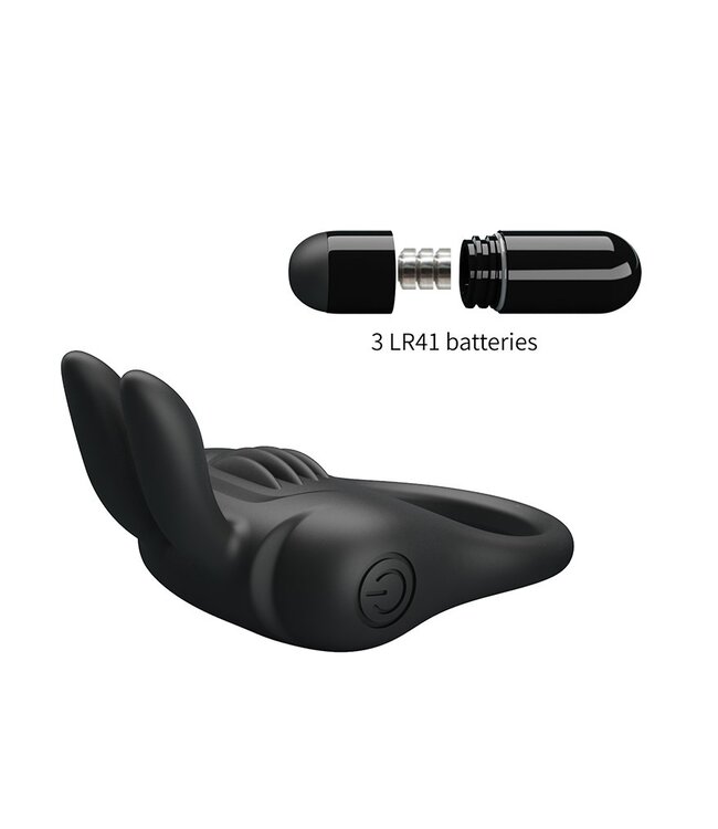 Pretty Love - Davion - Cockring Vibrator - Zwart