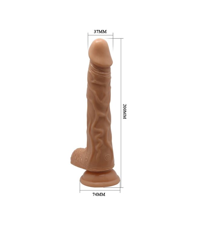 Pretty Love - Bodach - Vibrerende Dildo - Bruin