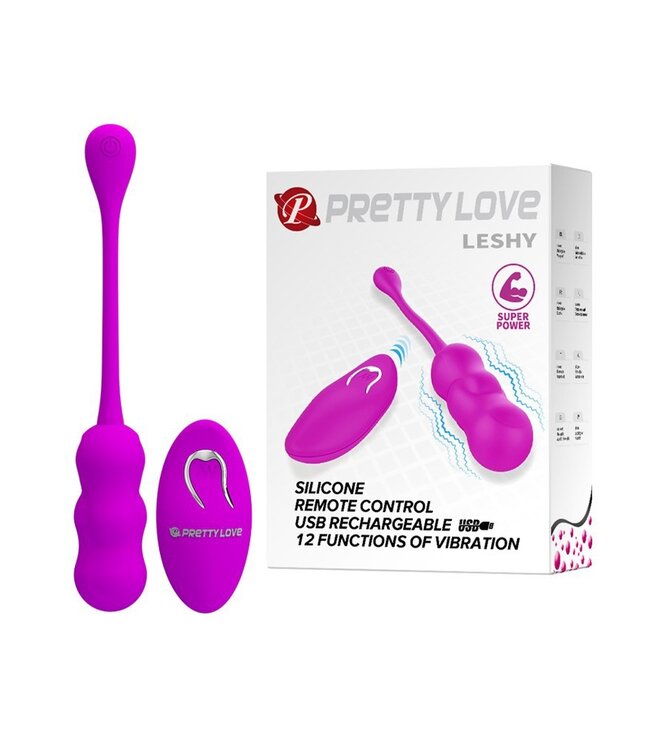 Pretty Love - Leshy - Vibrerend Ei met Afstandsbediening - Roze