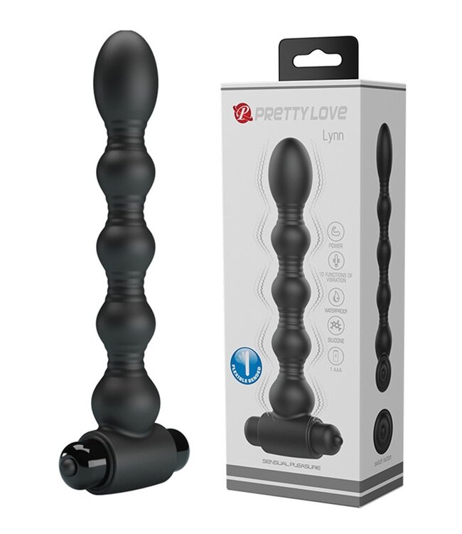 Pretty Love - Lynn - Vibrerende Anaalplug - Zwart
