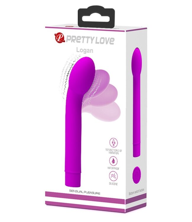 Pretty Love - Logan - Bendable G-Spot Vibrator - Pink