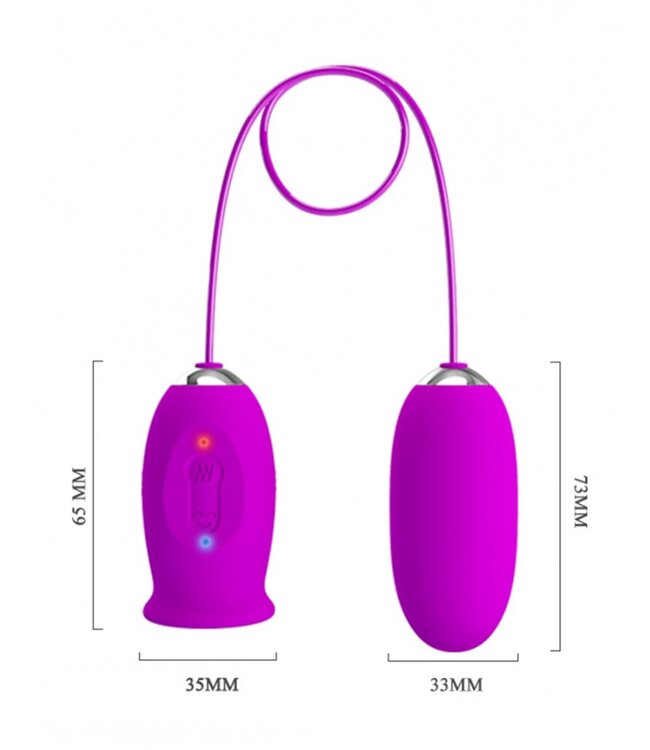 Pretty Love - Daisy 2 in 1 Clit Licker and Vibrating Egg