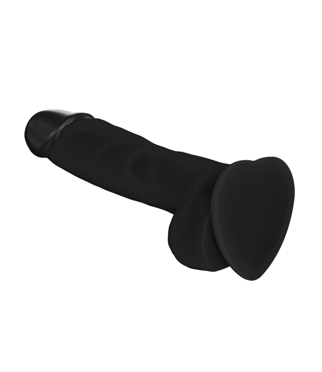 Strap-On-Me - Soft Realistic Dildo Size XL - Zwart