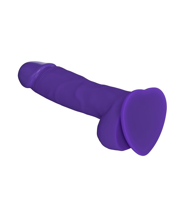 Strap-On-Me Soft Realistic Dildo Purple Size XL