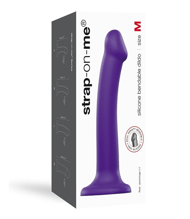 Strap-On-Me Dual Density Dildo Purple M