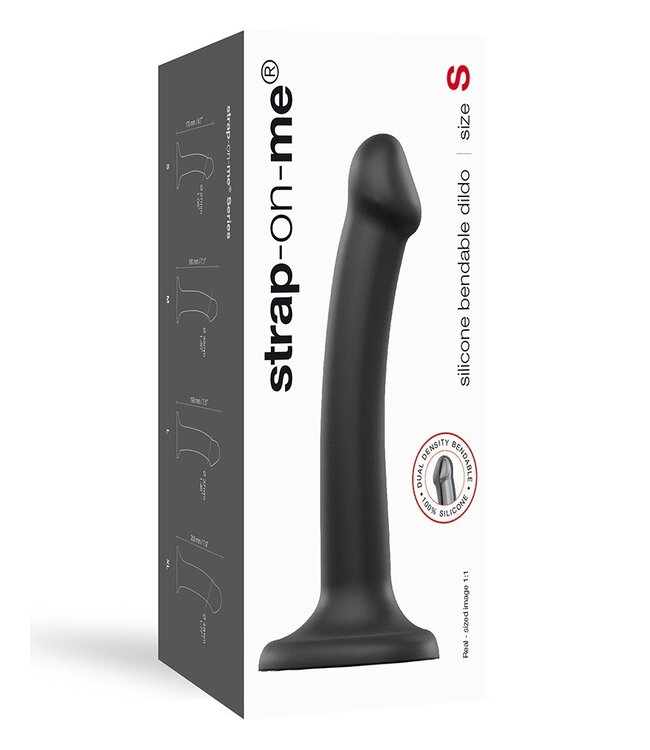 Strap-On-Me Dual Density Dildo Black S