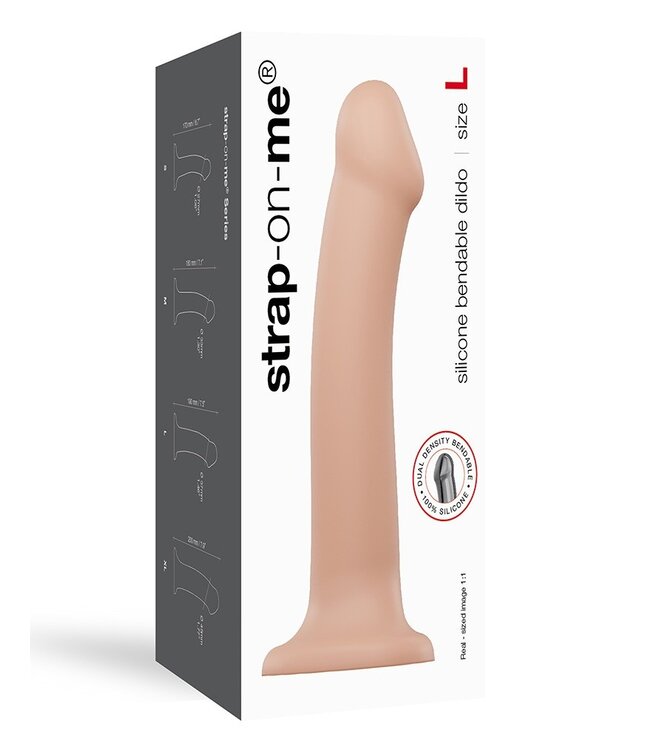 Strap-On-Me Dual Density Dildo Flesh L