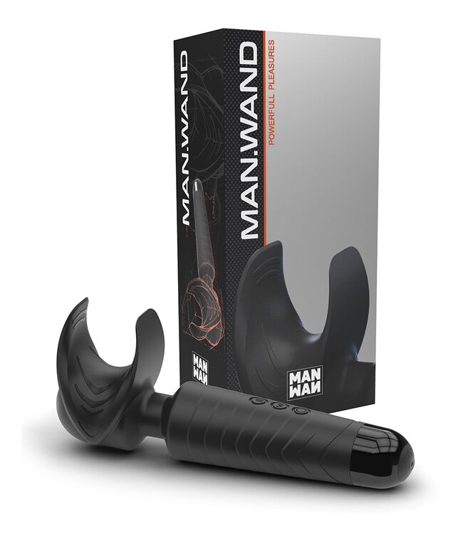 Man.Wand - Man.Wand - Wandvibrator voor Heren - Zwart