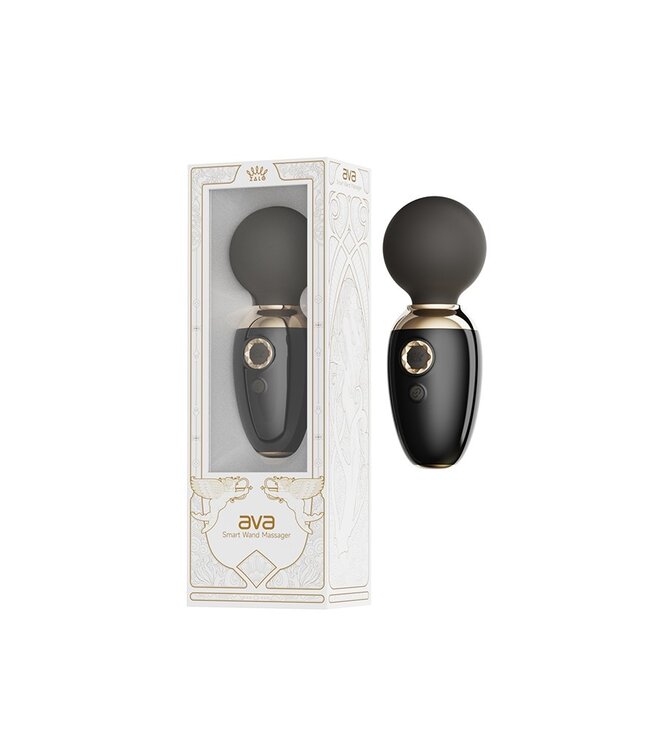 ZALO - Ava - Verwarming Mini Wandvibrator (met appbediening) - Zwart