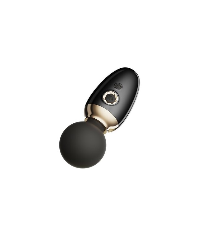 ZALO - Ava - Verwarming Mini Wandvibrator (met appbediening) - Zwart