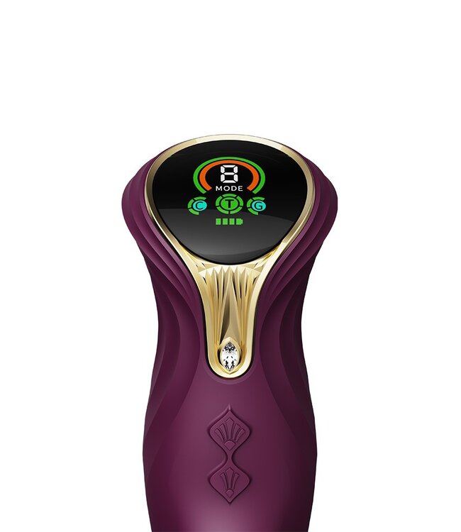 ZALO - Mose - Thrusting Rabbit Vibrator - Paars