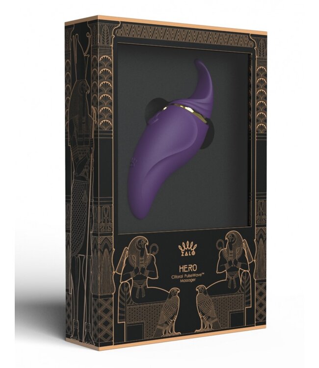 ZALO Hero Twilight Purple - Clitoral PulseWave Massager