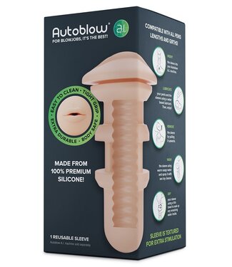 Rimba Autoblow - Mond Sleeve voor Autoblow AI+- Nude