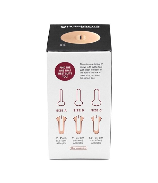 Autoblow 2+ Replacement Mouth Sleeve Size B