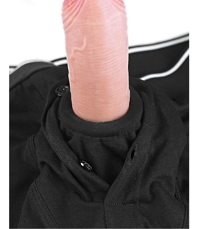 LoveToy - Unisex Strap-On Shorts Size L - Zwart