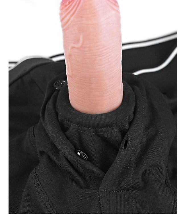 LoveToy - Unisex Strap-On Shorts Size M - Zwart