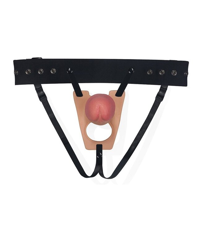LoveToy - Strap-On Harness met Dildo 22 cm - Nude